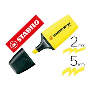 Rotulador fluorescente Stabilo Boss Mini amarillo