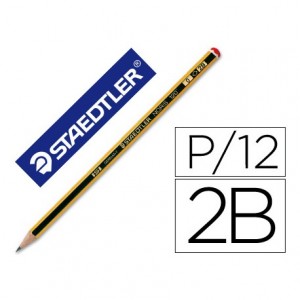 Lapices de grafito Staedtler Noris Nº0 2B