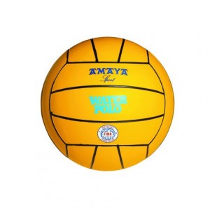 Balon de waterpolo caucho Amarillo marca Amaya