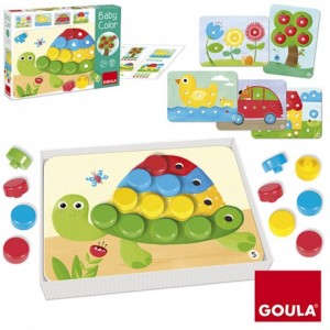 Juego educativo a partir de 2 años Mosaico Baby Color de Goula