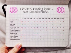 Ideas para hacer un Bullet Journal