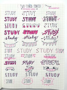 Ideas para hacer un Bullet Journal