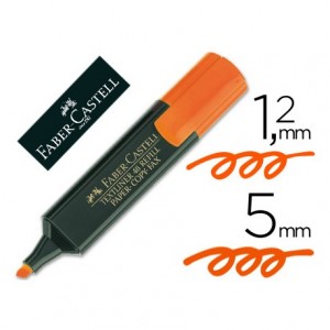 Rotulador Faber-Castell naranja