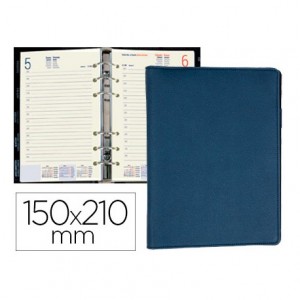 Agenda 2018 Dion Dia pagina 150X210 cm azul Liderpapel