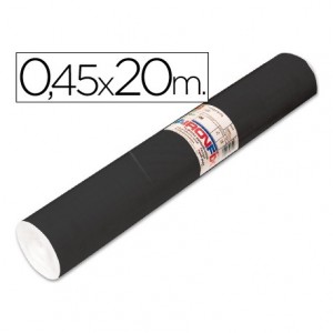 Aironfix Rollo Adhesivo 45cm x 20mt Unicolor Negro Mate