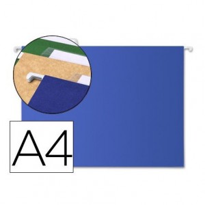 Carpeta colgante Liderpapel A4 Kraft Azul