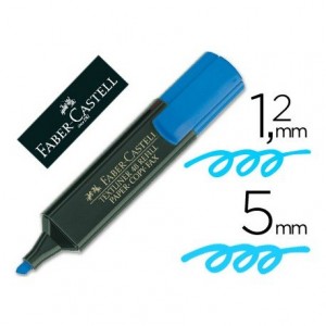 Rotulador Faber-Castell azul