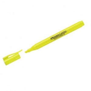 Rotulador Faber fluorescente Textliner 38 amarillo