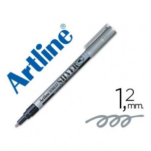 Rotulador Permanente Artline Silver Plata