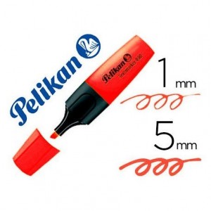 Rotulador fluorescente Pelikan Rojo 1 5mm