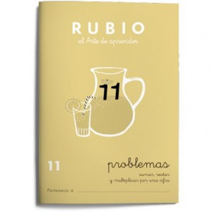 Cuaderno Rubio Problemas nº 11 Sumar, restar y multiplicar por una cifra