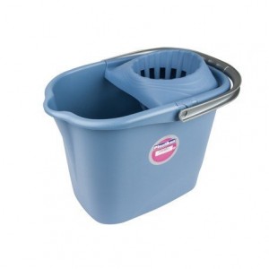 Cubo de fregona Scottex con escurridor 15 l color azul