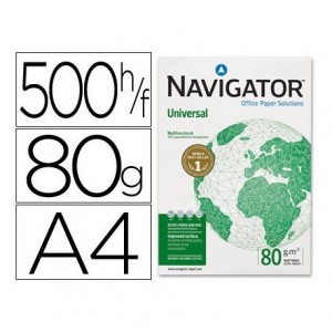 Papel Din A4 Navigator 80 gr multifuncion