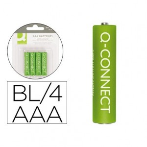 Pila alcalina Q-connect AAA