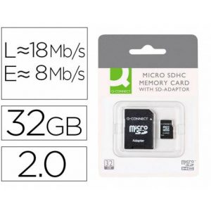 Memoria Flash USB Micro SDHC Q-connect