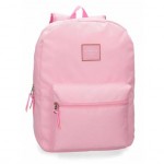 Mochila Escolar Pepe Jeans 44x32x15 cm en Poliester Cross Rosa Adaptable a carro