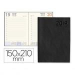 Agenda 2019 Encuadernada Corfu Dia pagina A5 Color Negro Liderpapel