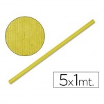 Bobina papel kraft Liderpapel 5 x 1 m amarillo