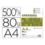 Papel Din A4 Greening 80gr 500 Hojas multifuncion