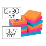 Post-It ® Bloc de Notas Quita y Pon Super Sticky 51X51 mm Bangkok