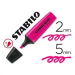 Rotulador Stabilo Boss 70 rosa