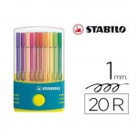 Rotulador Stabilo Pen 68 Parade estuche turquesa