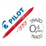 Boligrafo Borrable Pilot Frixion retractil 0,4 mm Color Rojo