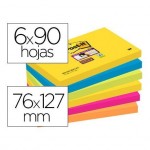 Pack blocs Post-it ® 76 x 127 mm