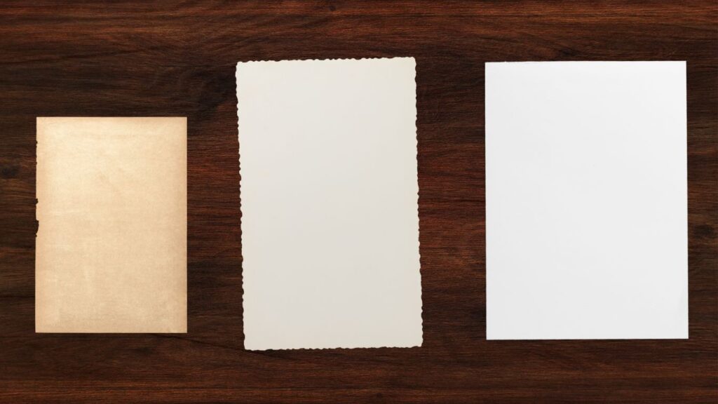 Tipos de papel para impresión blancura