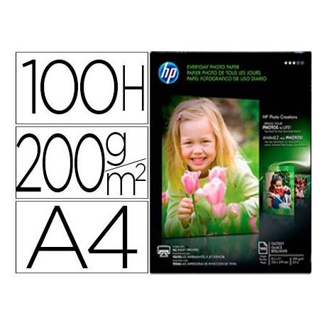 Papel Foto Semi-Glossy 200 g/m2 Din A4 HP